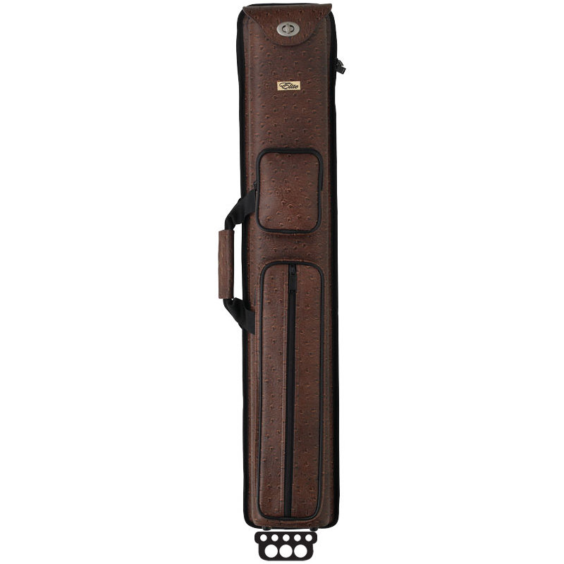 Elite 3 Butts and 5 Shafts Vinyl Pool Cue Case, Brown, 31
