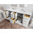 Aberdeen 84'' Double Bathroom Vanity with Quartz Top-74877085-74879080