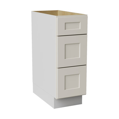 Ready to Assemble Solid Wood Shaker Drawer Base Kitchen Cabinet