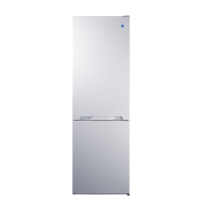 Summit Appliance 24" Wide Energy Star Bottom Mount Refrigerator-Freezer, White, Right Handed