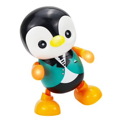 Transparent gear  Rocking Little Penguin Doll Colorful Lighting Music Cute Dancing Children's Toy Children