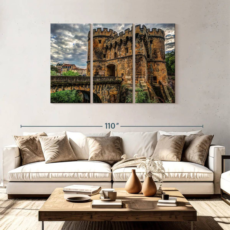 Lilie Bridge Castle, 48" H x 74" W