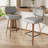 Swivel Upholstered Bar Height Stool-933675822