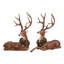 Reindeer with Wreath Decorative Accent