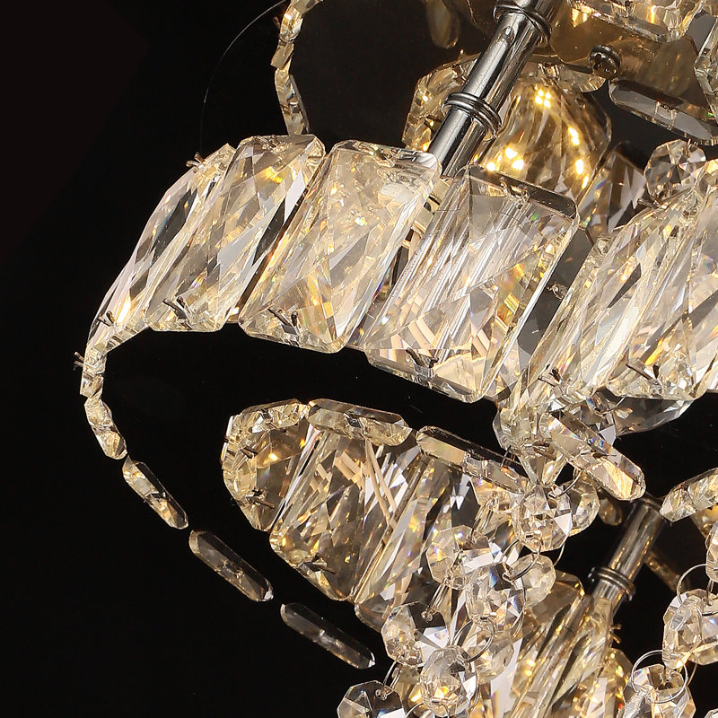 Vanlue 1 - Light Crystal LED Chandelier