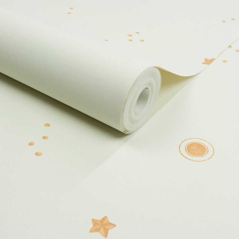 Little Dreamers Collection Stylish Stars Wallpaper Roll, Beige