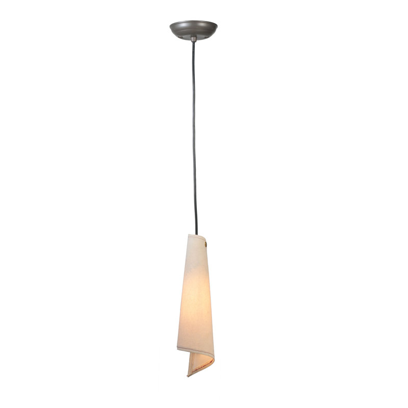 Mini-luminaire suspendu en toile 6 "Accoutre