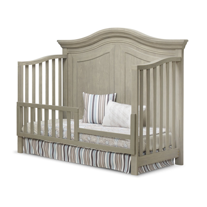 Lit de bébé convertible 4-en-1 Providence, Beige-gris