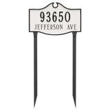Colonial 1-Line Wall Address Plaque