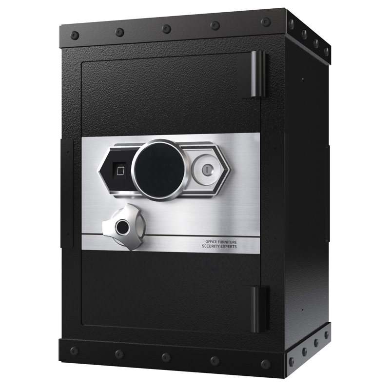 Three-Lock Safe, 14.96" H x 24.4" W x 16.53" D 