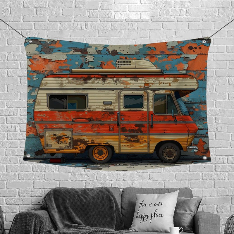 Tapisserie en microfibre, H 50 po x l 60 po