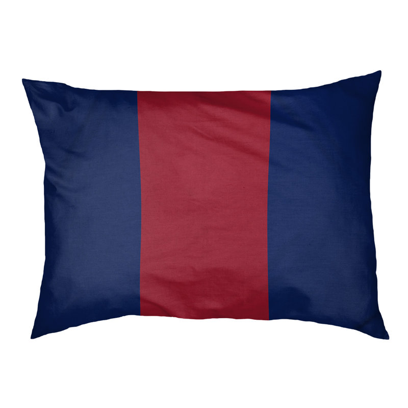 Coussin d'intérieur New York, Bleu / Rouge, Petit (l 28 po x P 6 po x H 18 po)