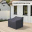Housse pour chaise de baril de 34 po de large Fifer Fifer