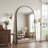 Arched  Metal Oversized Full-Length Mirror-1999766904-1991024059