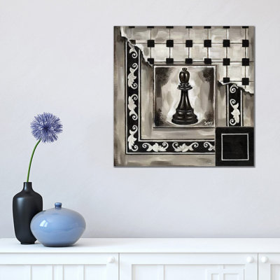 Chess II by Wendy Fields - Wrapped Canvas Print