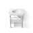 Blanc / chrome poli