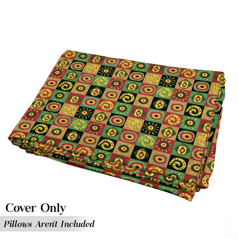 Housse de coussin d'extérieur Hieroglyph, H 2 po x l 27 po x P 88 po