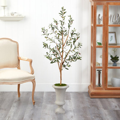 Olive Artificial Tree in Urn