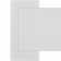 Wavation Horizontal 4ft. x 8ft. PVC Glue up 3D Wall Panels - Gloss White (32 sq.ft./sheet)