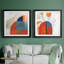 Bleu orange III - ensemble de 2 reproductions d'art graphique-1269422223-1269422219-1263679164