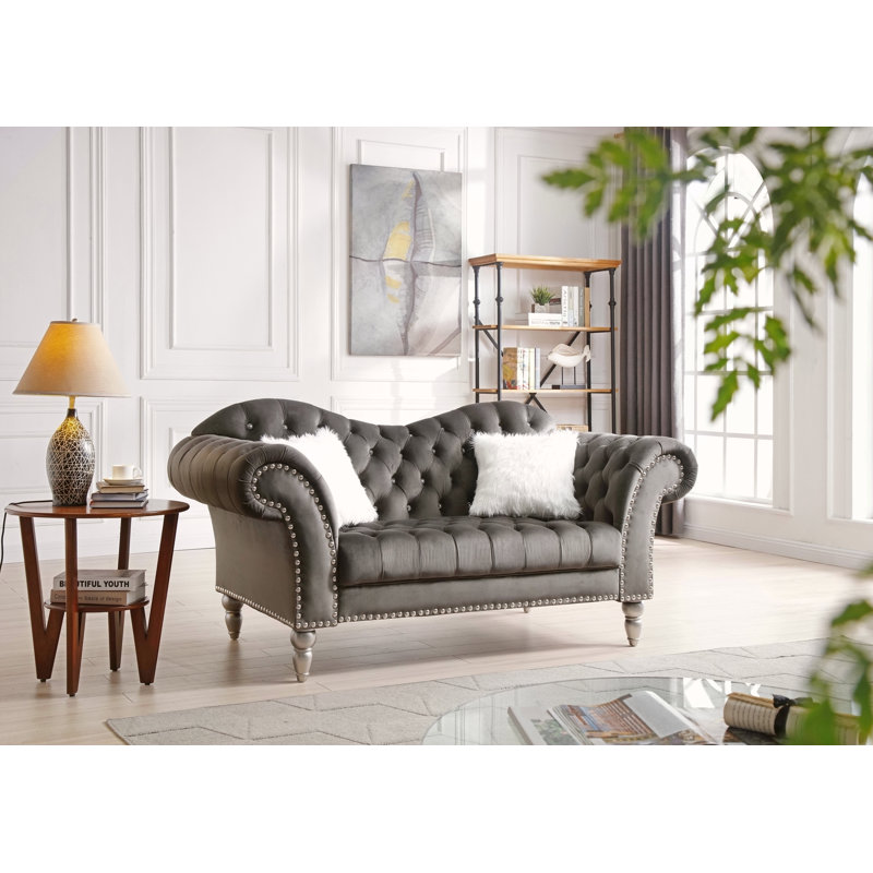 Causeuse Cozy, Gris foncé