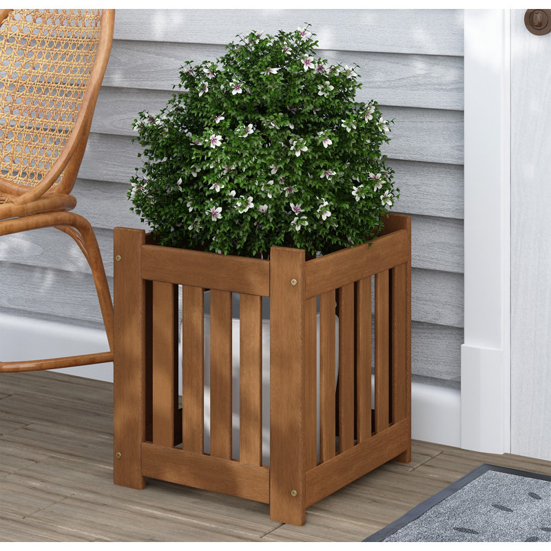 Boîte à fleurs en bois Dillan, 1