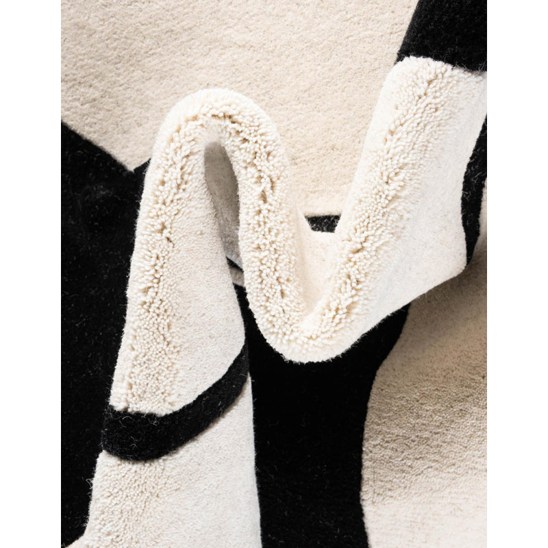 Tapis en laine pour jouer Unique, Rond 2 pi