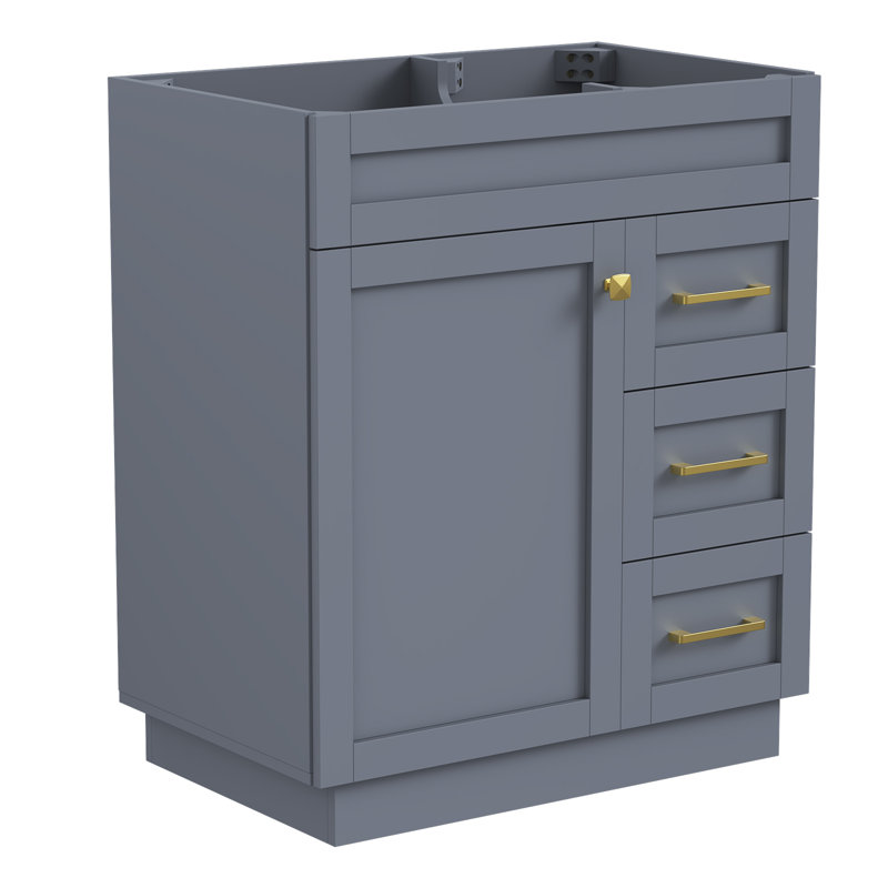 Meuble-lavabo simple 30 po sans lavabo Modern