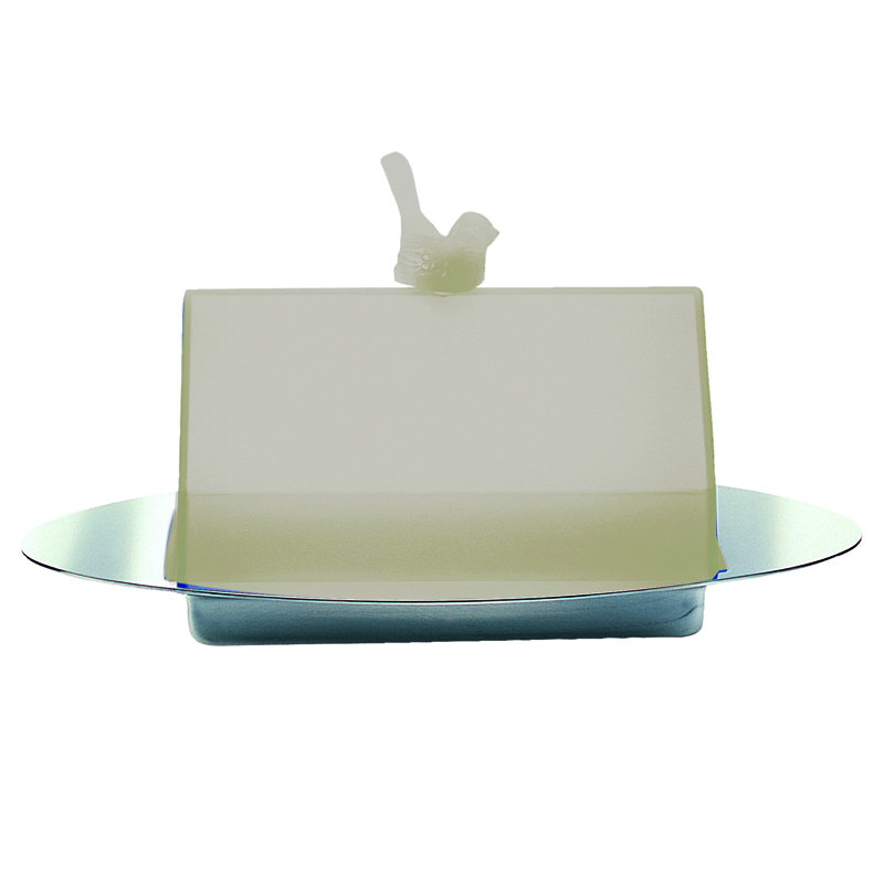 Tredicesima Butter Dish Isolana - 12 Pieces - Orange, Turtle-dove