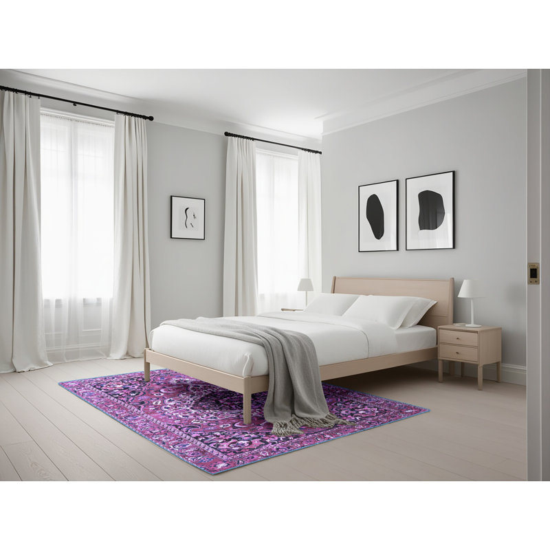 Oriental Indoor Rug, Rectangle 5' x 7'