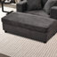 Chaise longue avec repose-pieds de rangement amovible-822829689