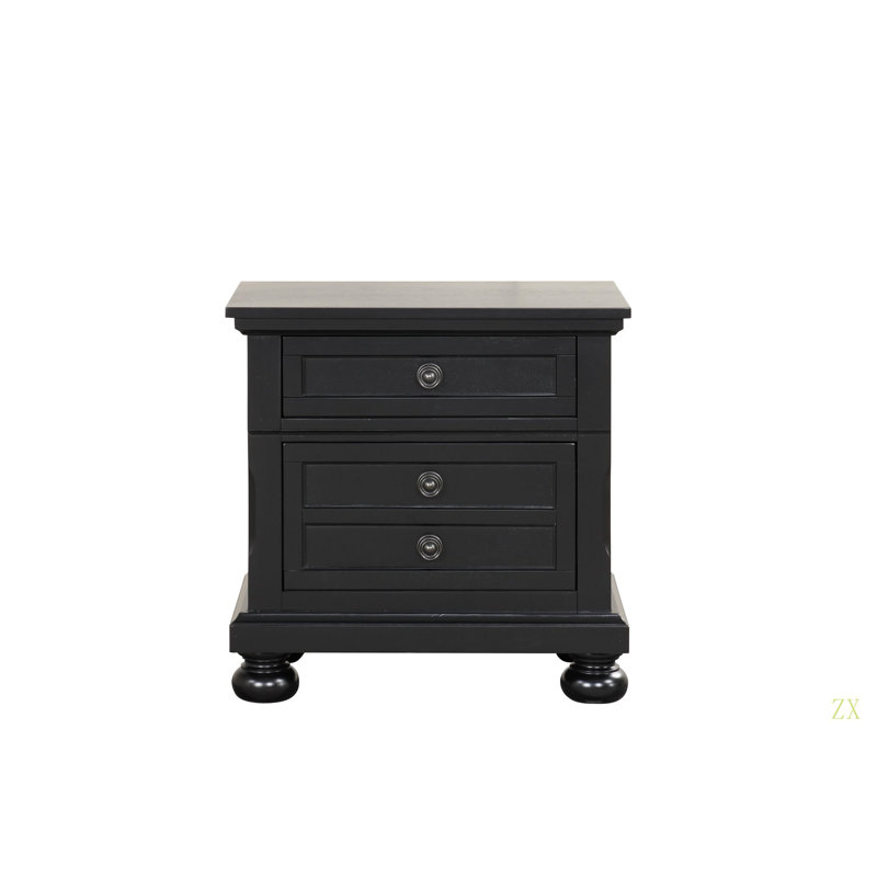 Meade Nightstand, Black