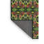 Tapis vert/rouge tissé à la machine-756156421