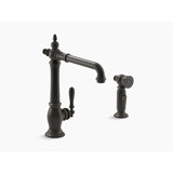 Artifacts® Single Handle Kitchen Sink Faucet with Accessories