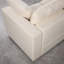 Canapé modulaire modulaire, ensemble de canapé modulaire 3 pièces, fauteuil sans accoudoirs / deux fauteuils d'angle, chenille beige