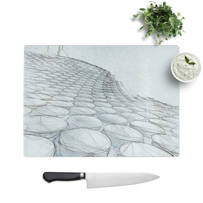Tempered Glass the Bullring in Birmingham in Abstract Chopping Board