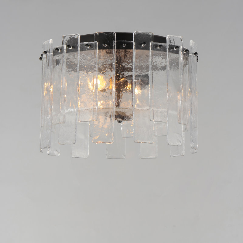 Warren-Flush Mount, Dark Bronze