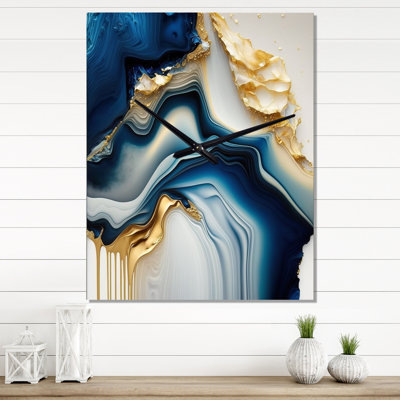 Jalaya - Marble Abstract Very Large Wall Clocks