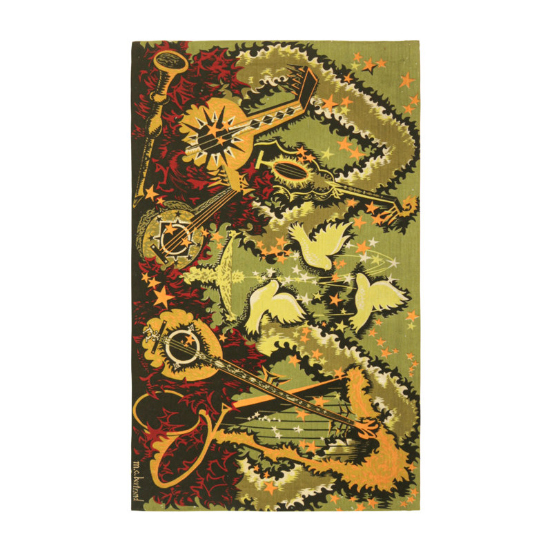 One-of-a-Kind 3’6”x5’8” Hand Knotted Area Rug