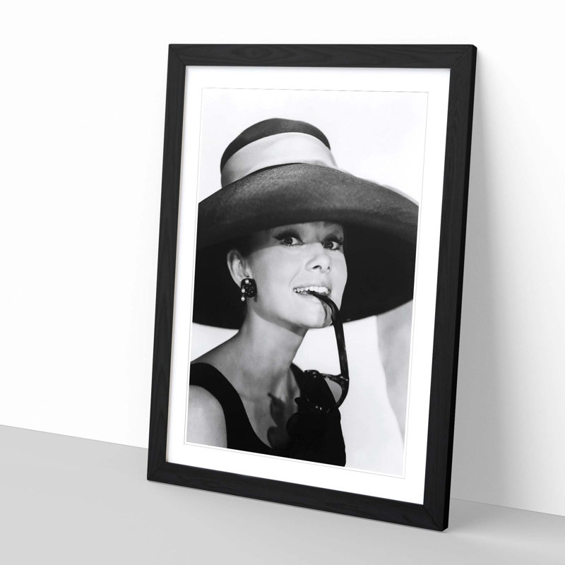 Single Picture Frame Print, Black