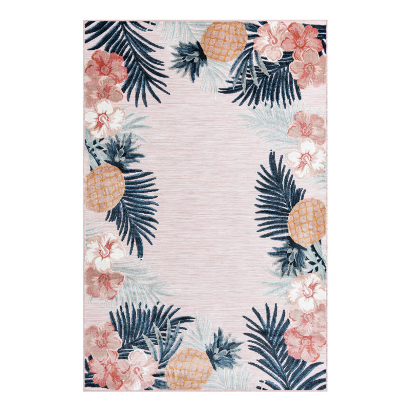 Firman Flora Wygant Indoor/Outdoor Area Rug, Rectangle 5'2" x 8'