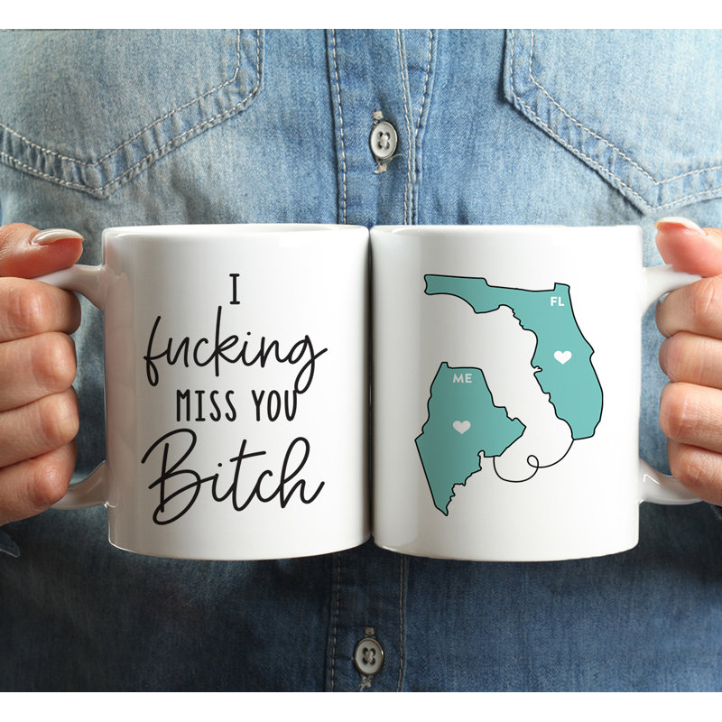 Ceramic Coffee Mug, Florida And Maine