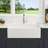 33" L X 18" W Framhouse/Apron Front Kitchen Sink Reversible Ceramic Fireclay Undermount Farmer Kitchen Sinks