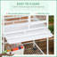 Cage à oiseaux avec roulettes 64,25 po Thelma