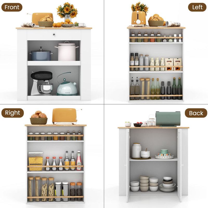 Buffet avec 2 tiroirs Ebern Designs