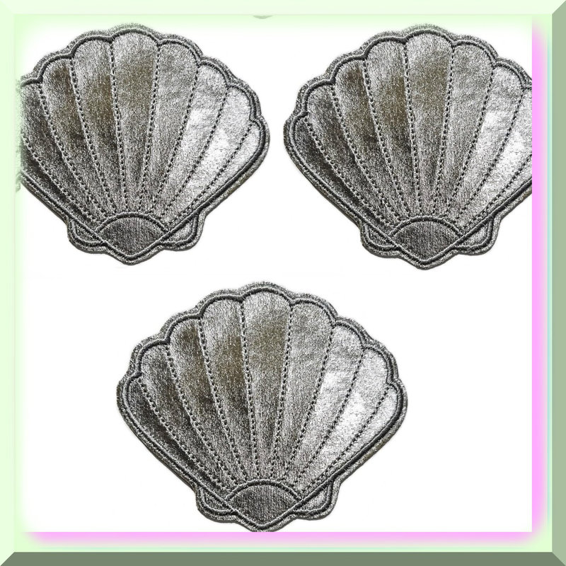 Seashell Mermaid Queen Princess Patch Set