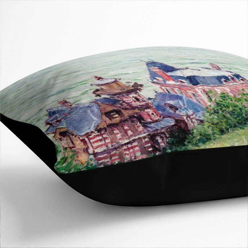 Villas at Trouville Scatter Cushion, Black, 40cm H x 40cm W x 15cm D