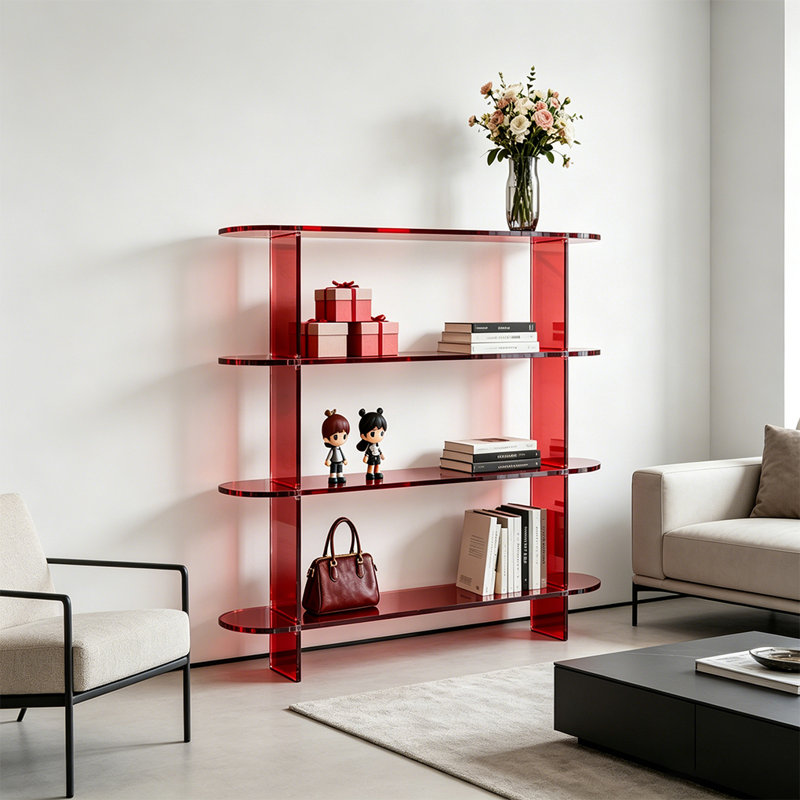 Minimalist Acrylic Entryway Console