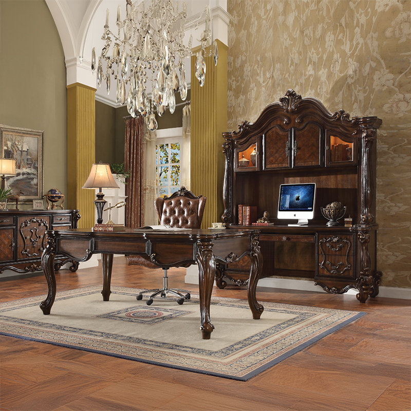 ACME Versailles Executive Mishell w/Hutch, Cherry Oak, Cherry