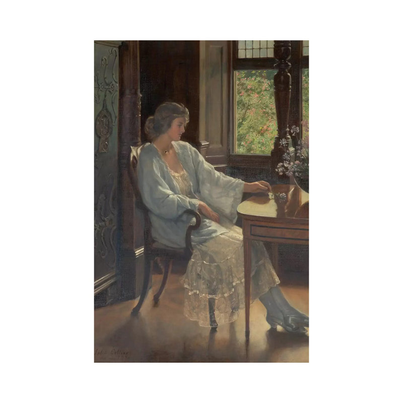 Meditation, 1921 by John Collier - Wrapped Canvas Gallery-Wrapped Canvas Giclée, 66.04 cm H x 45.72 cm W x 3.175 cm D